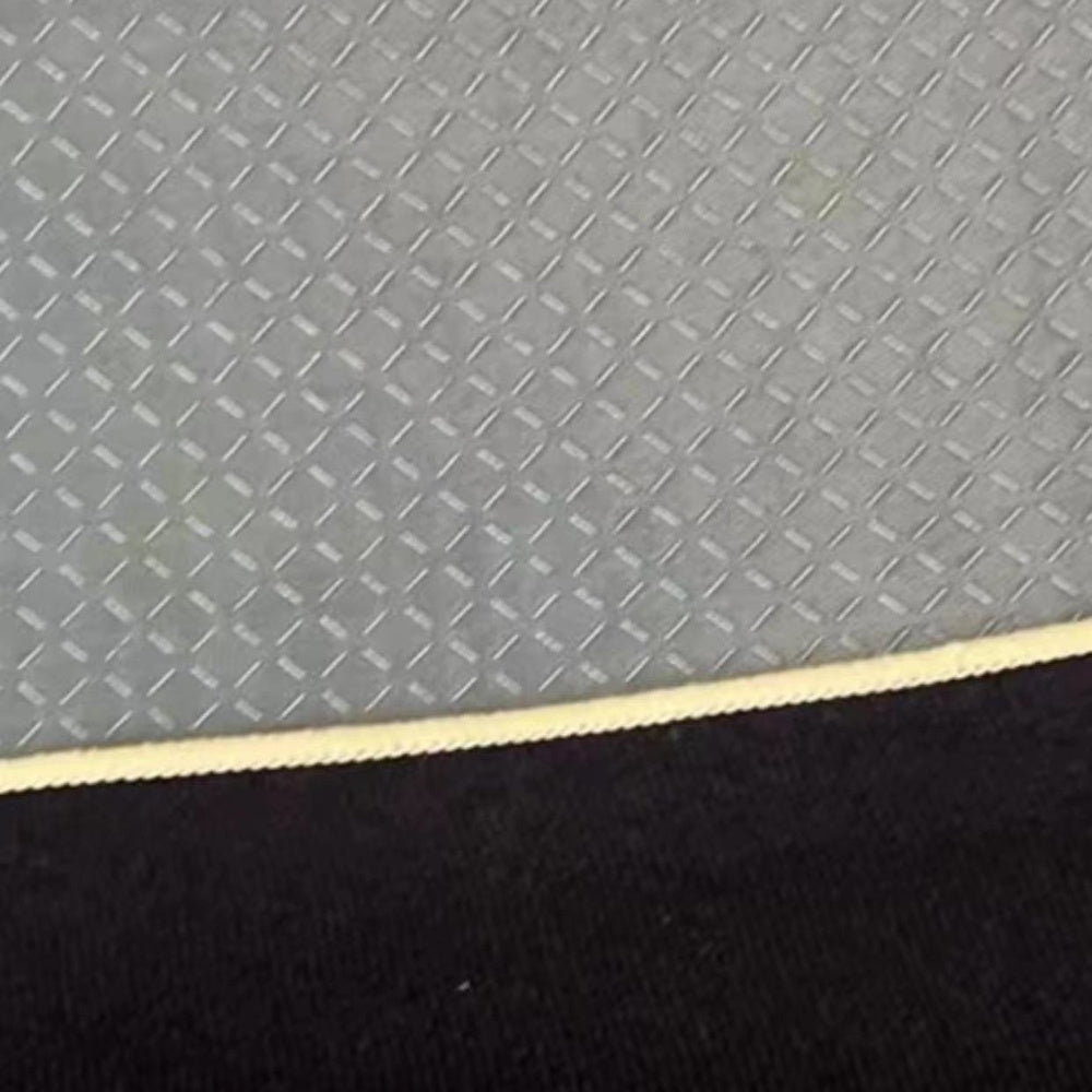 Valentine's Day Decor Crystal Velvet Rose Bath Rug Non-Slip 1cm Thick