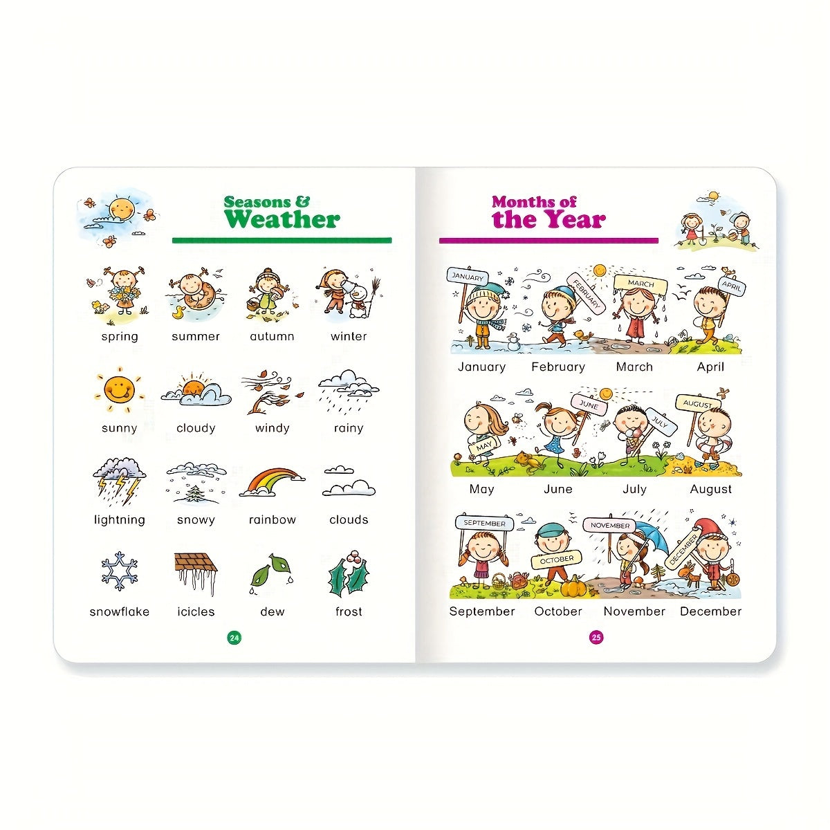 32-страничная книга для изучения английского словарного запаса