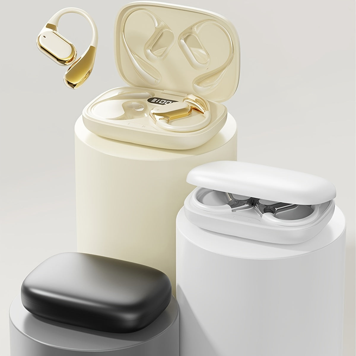 Новые стильные беспроводные наушники-вкладыши для музыки с Dolby Bass 9D стереозвуком и HD-звонками для Android и iPhone, спортивные наушники.