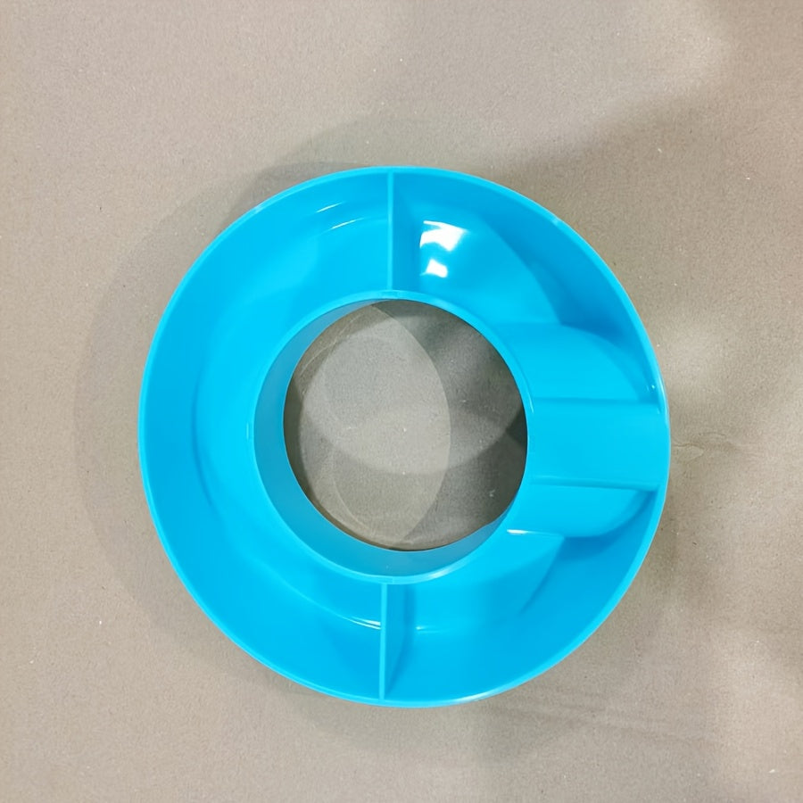 Пластиковая органайзер для закусок с 3 разделителями для стаканов с плоским горлышком