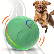 Large Silicone Pet Jumping Ball with LED Lights USB Rechargeable for All Breed Sizes