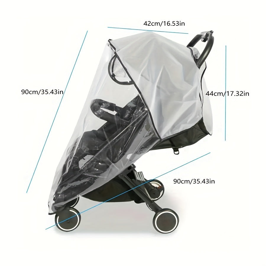 Winter Stroller Rain Cover for Baby Carriage Waterproof Windproof and Cozy