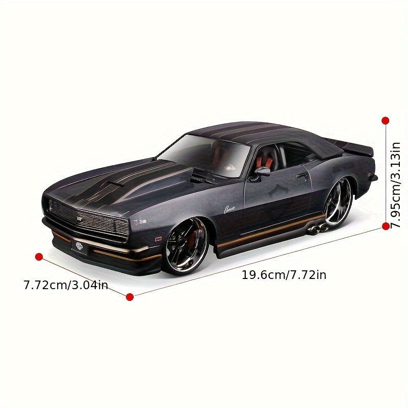 Kids Diecast 1:24 Scale Gray Zinc Alloy Car Collectible Toy