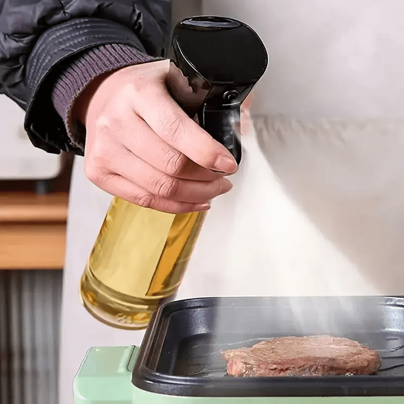 Yuqori bosimli moy purkash shisha, havo fritözlari uchun, oziq-ovqatga xavfsiz PET pishirish va BBQ aksessuari