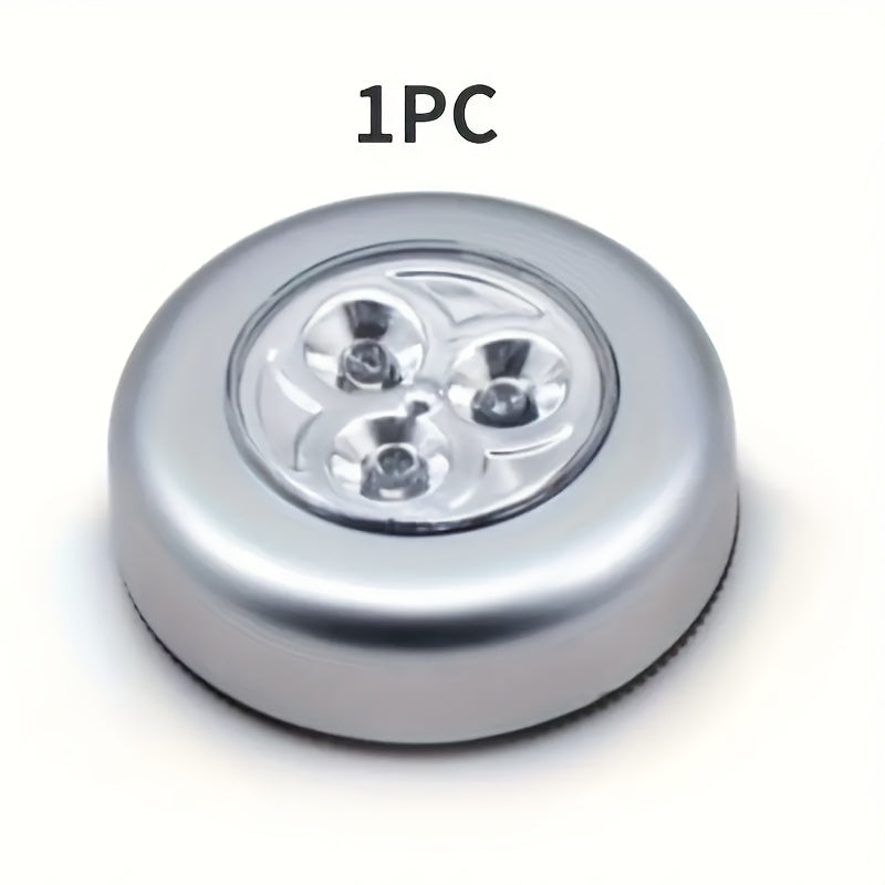 Smart LED Touch Sensor Night Light Cordless Battery-Powered Stick-On Cabinet Light for Kitchen Bathroom Bedroom