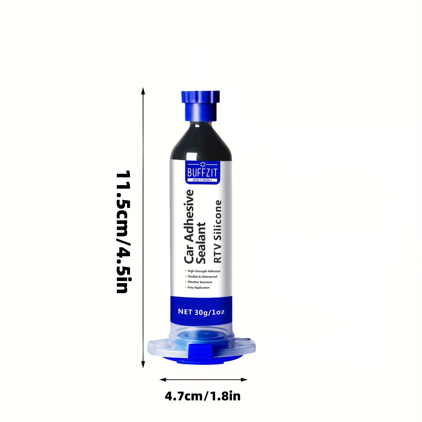 Silicone Sealant Waterproof Flexible 1oz for Glass Metal Plastic