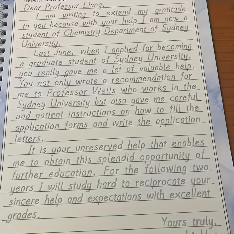 Calligraphy Practice Set for Teens and Adults with Notebook Pen Refills and 3D Groove Holder