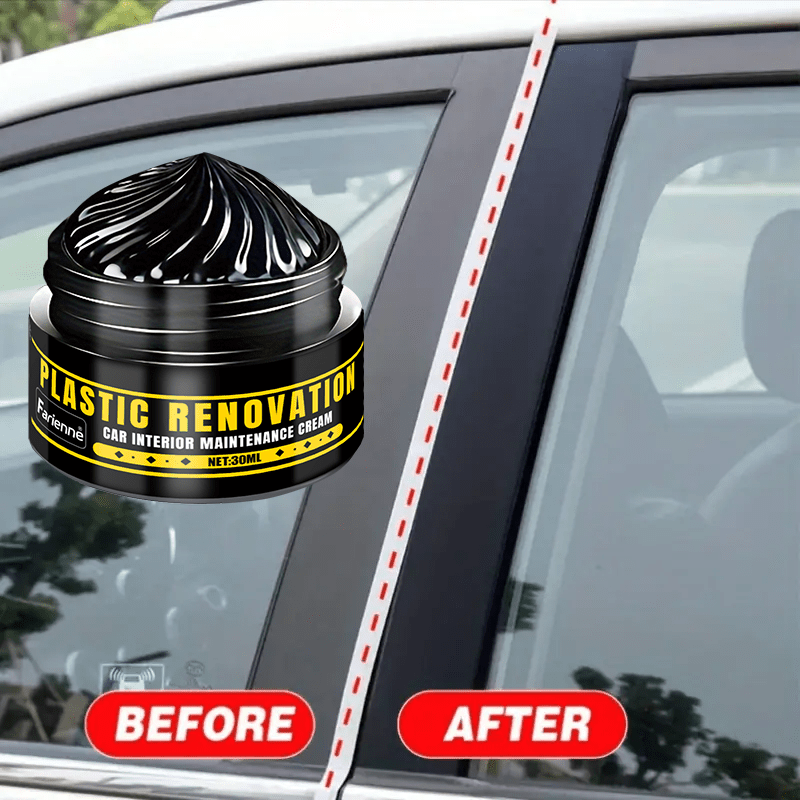 Avtomobil plastmassalarini ta'mirlash uchun pasta, ikki tomonlama qora rezina polish, bumpers va oynalar uchun