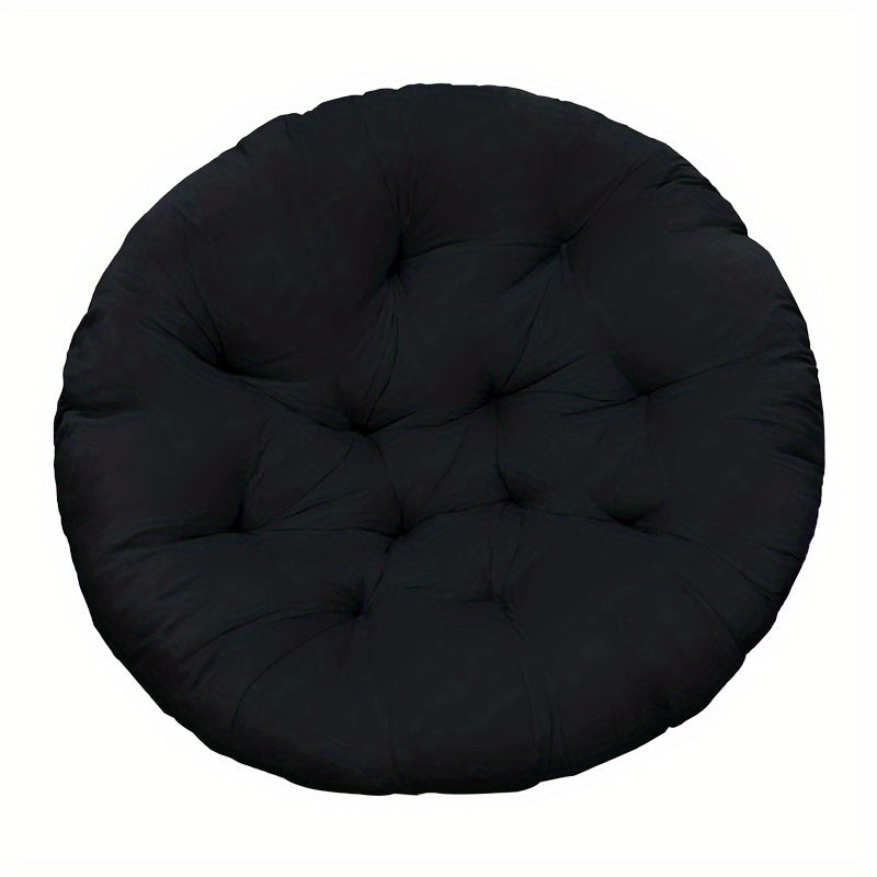 Oversized Round Seat Cushion with Fluffy Fill for Lounge Chairs 44 Inch