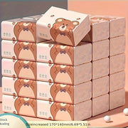 30-Pack 5-Ply Facial Tissues 280 Count Soft Unbleached Paper Thickened Napkins