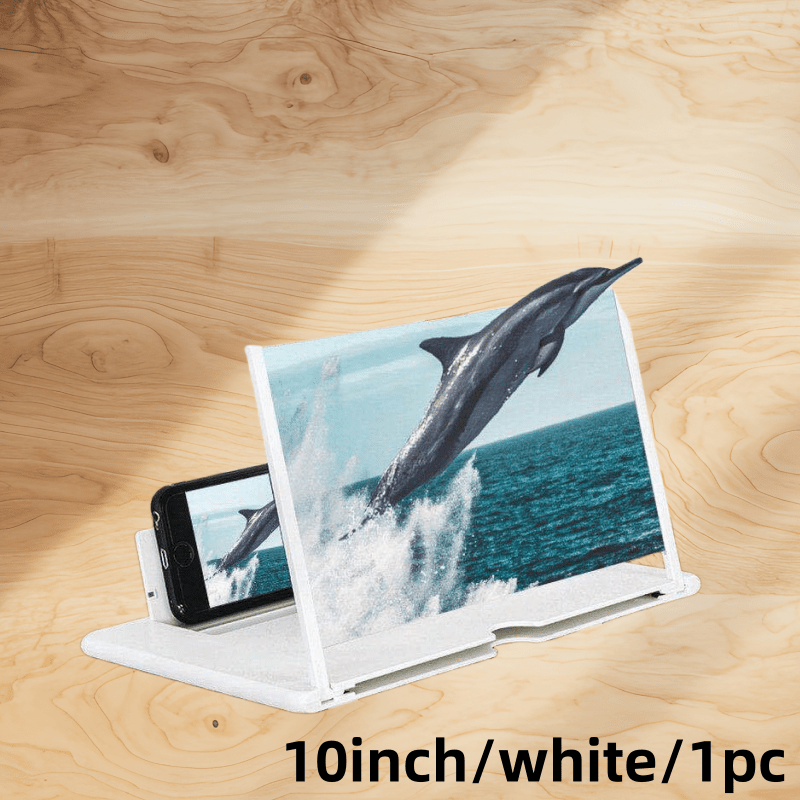 Smartphone Screen Amplifier 10/12 Inch Portable Stand Eye Protection for Students and Elderly