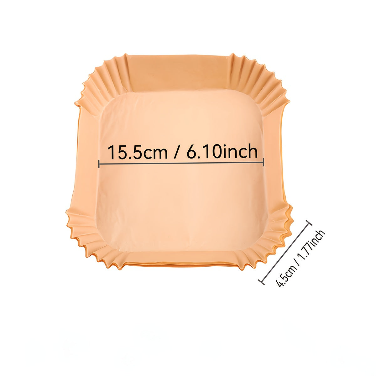 Non-Stick Square Air Fryer Liner for Baking Frying and Roasting Easy Clean