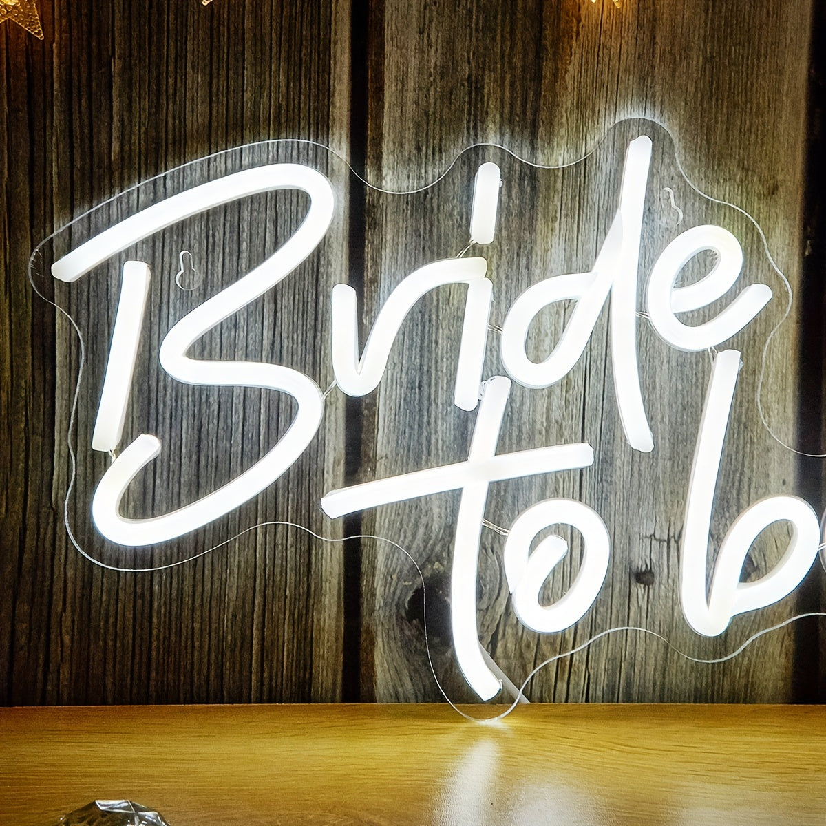 Bride To Be LED Neon Sign USB Powered Wall Decoration for Bedroom and Events