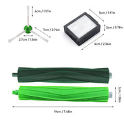 Replacement Parts for iRobot I and J Series Vacuum Cleaners Filters Brushes Rubber Brush Cleaning Tool Set