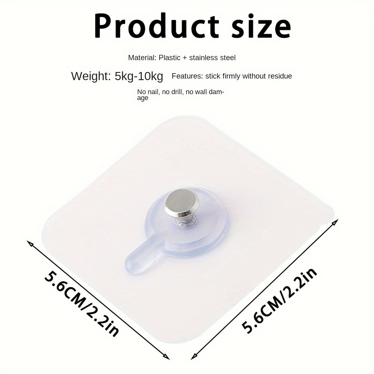 Durable Wall Hooks Set 10/20/40 Pcs Heavy Duty for Hanging Photos and Bathroom Storage