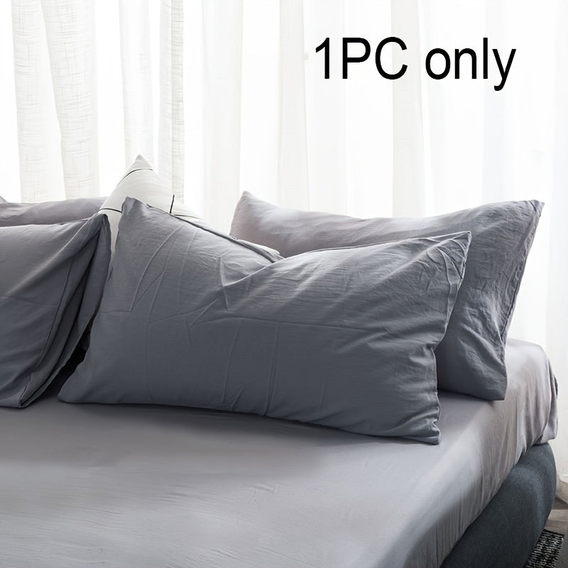 Soft Brushed Pillowcase 47.98x73.99cm Wrinkle Fading Stain Resistant Envelope Closure