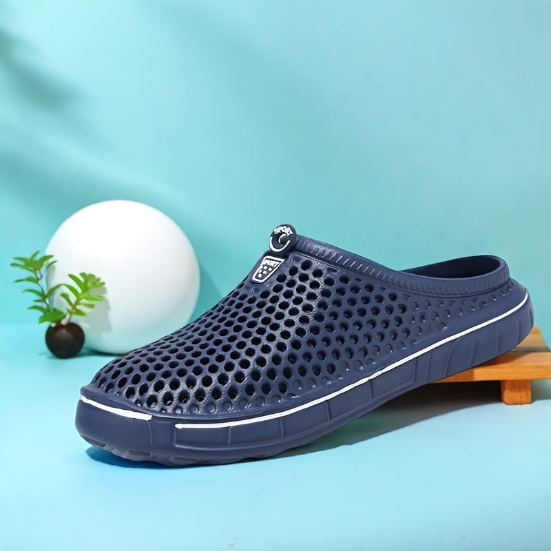 Women's Lightweight Pink Mesh Slip-On Sandals for Summer, Breathable Comfort