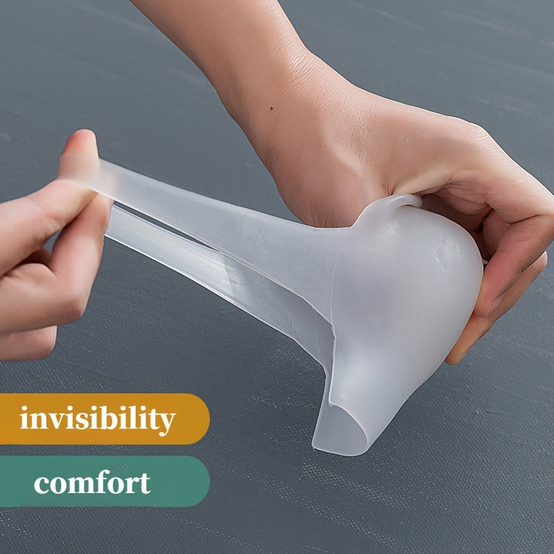 Invisible Silicone Height Increasing Insoles Half Pads for Men and Women