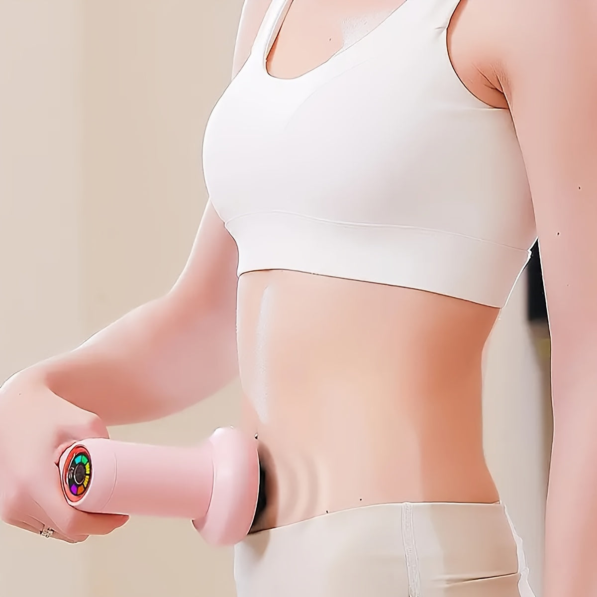 Masajeador eléctrico de grasa con 5 cabezales de masaje y vibrador para piel naranja para relajación corporal