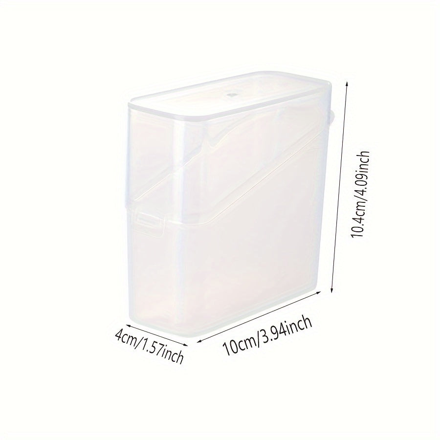 Pishloq, deli go'shti, sariyog', qahva, atıştırmalıklar va boshqalar uchun oziq-ovqat xavfsiz plastik saqlash qutisi - muzlatgichni tartibga solish va uy saqlash ehtiyojlari uchun mukammal