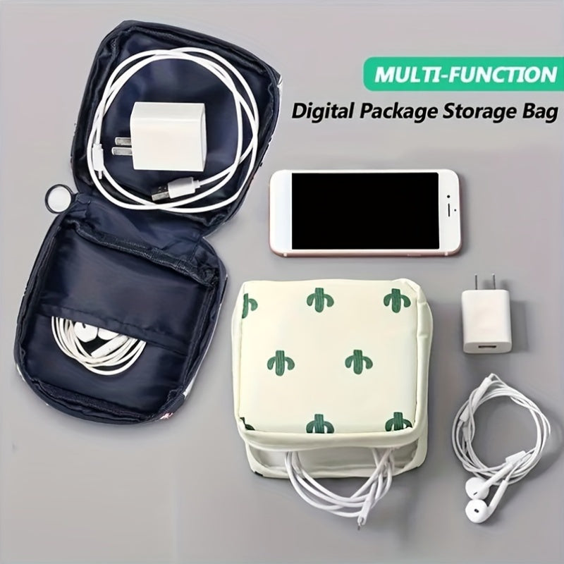 Sayohat uchun suv o'tkazmaydigan polyester kosmetika sumkasi, terini parvarish qilish va makiyaj uchun saqlash