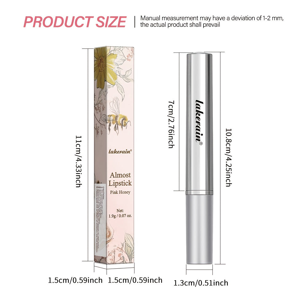 Bálsamo labial con tono rosa, hidratante y de cobertura modulable para todo tipo de piel