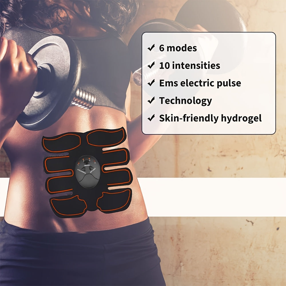 Uy va ofis fitness mashg'ulotlari uchun simsiz ABS stimulyatori.