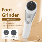 Rechargeable Electric Foot Scrubber with Two-Level Force Adjustment for Dead Skin and Calluses