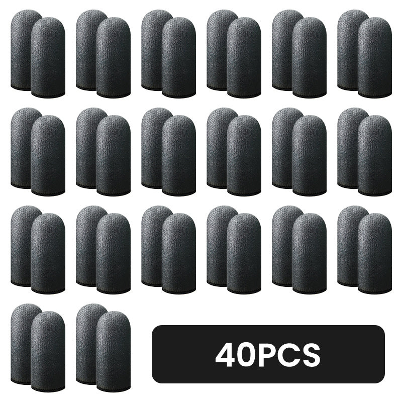 20 Finger Cover Gaming Controller Gloves for PUBG Sweat-Proof Non-Scratch Touch Screen Thumb Sleeves