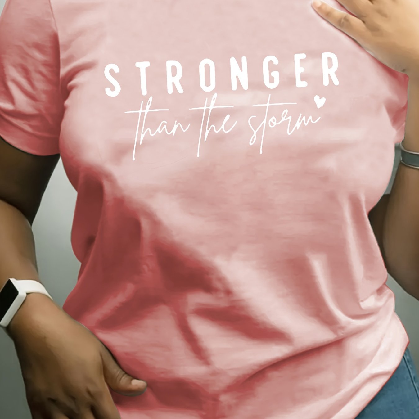 Plus Size Women’s Sports T-Shirt Polyester Breathable All-Season Casual