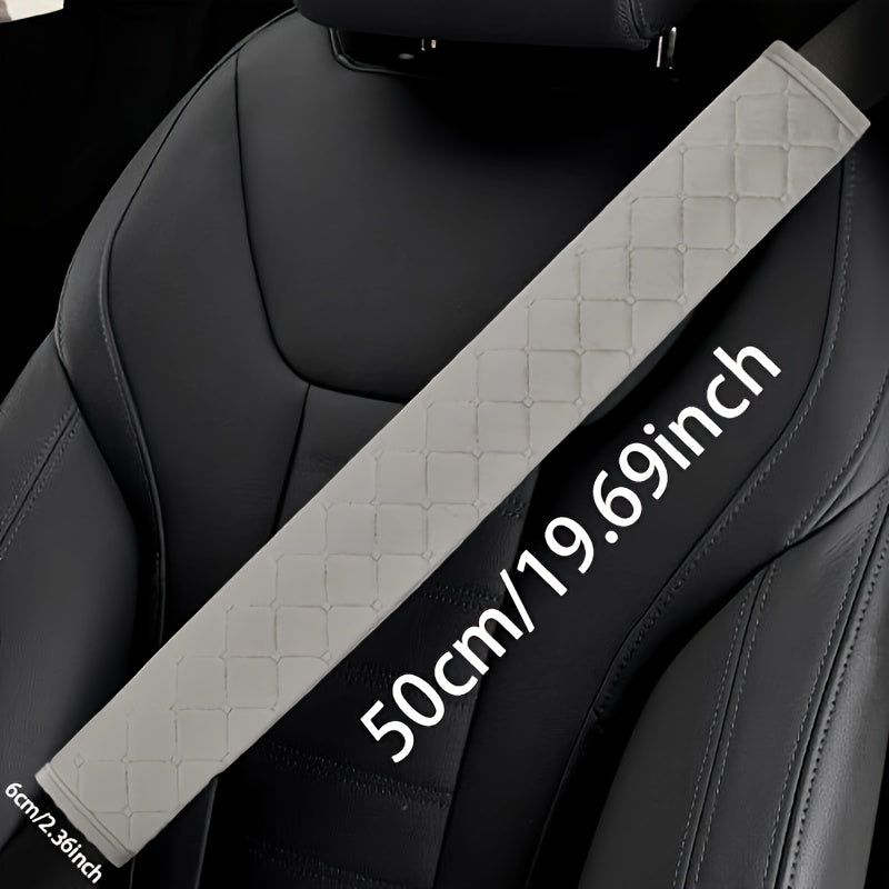 Universal Soft Fleece Seat Belt Shoulder Protector Wear-Resistant Breathable