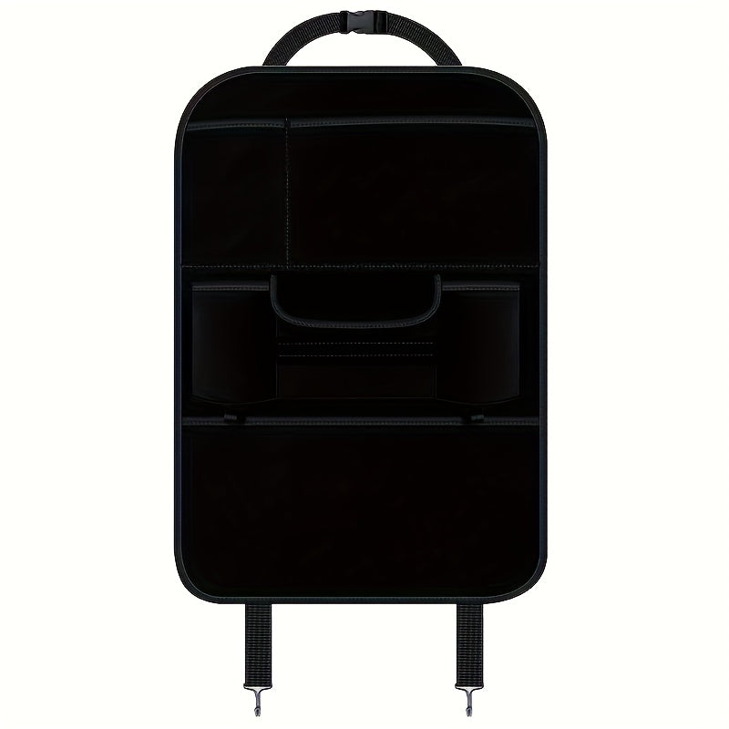 Универсальный органайзер для спинки автомобильного сиденья, защитный коврик с подстаканником