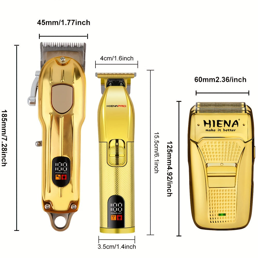 Cortapelos inalámbrico recargable con USB, afeitadora eléctrica con batería de litio de 2000mAh