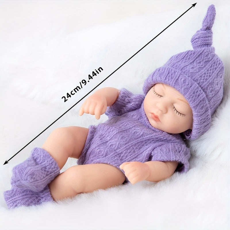 Reborn Doll Full Body Sleeping Baby with Soft Glue Simulation