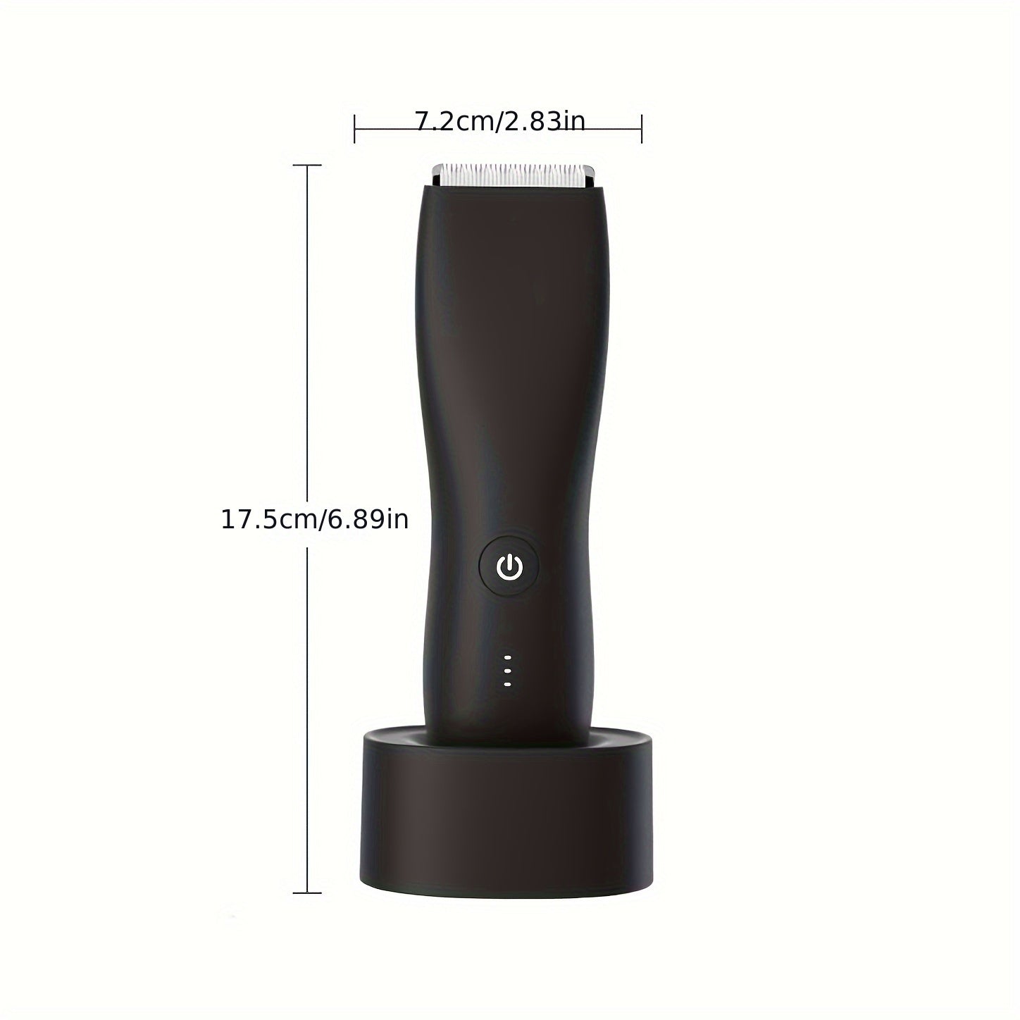Electric shaver and body trimmer for all-over grooming