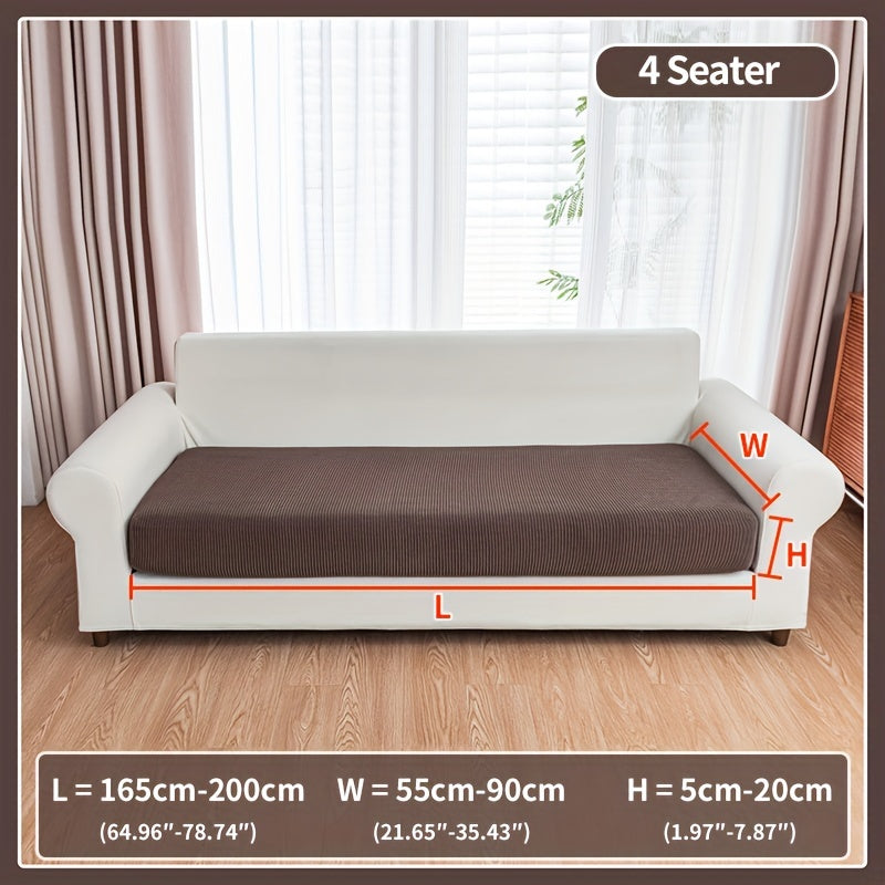Эластичный чехол на диван, цельный, противоскользящий, подходит для всех сезонов, современный дизайн для гостиной, офиса, декора