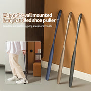 Длинная магнитная обувная лопатка из нейлона для крепления на стену, легкая для захвата, для пожилых и детей