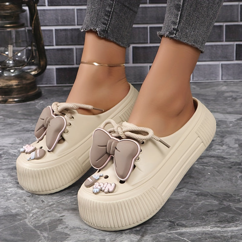 Women’s Clog Shoes Casual Hollow Out Garden Slip-On Beach Shoes