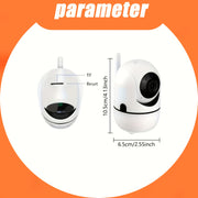 Wireless Security Camera 1080P HD Night Vision Two-Way Audio USB Powered Indoor Pet Monitoring