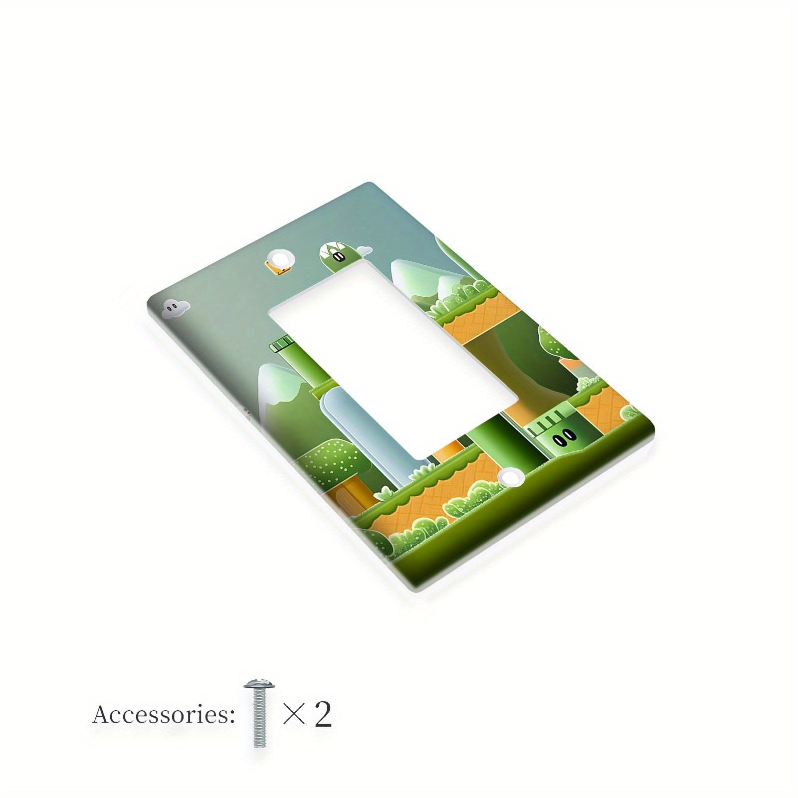 Cartoon Light Switch Cover for Kitchen and Bathroom Decor Pack of One