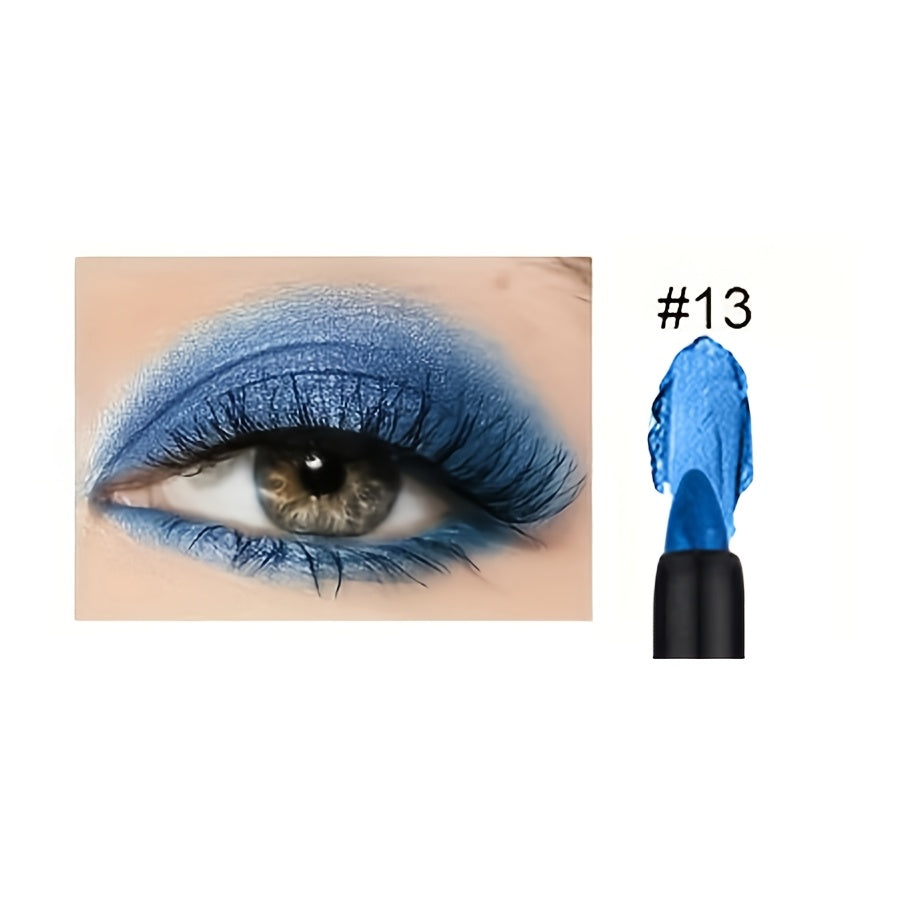 Set de lápices de ojos waterproof para mujer, 9-18 colores, de larga duración y brillo