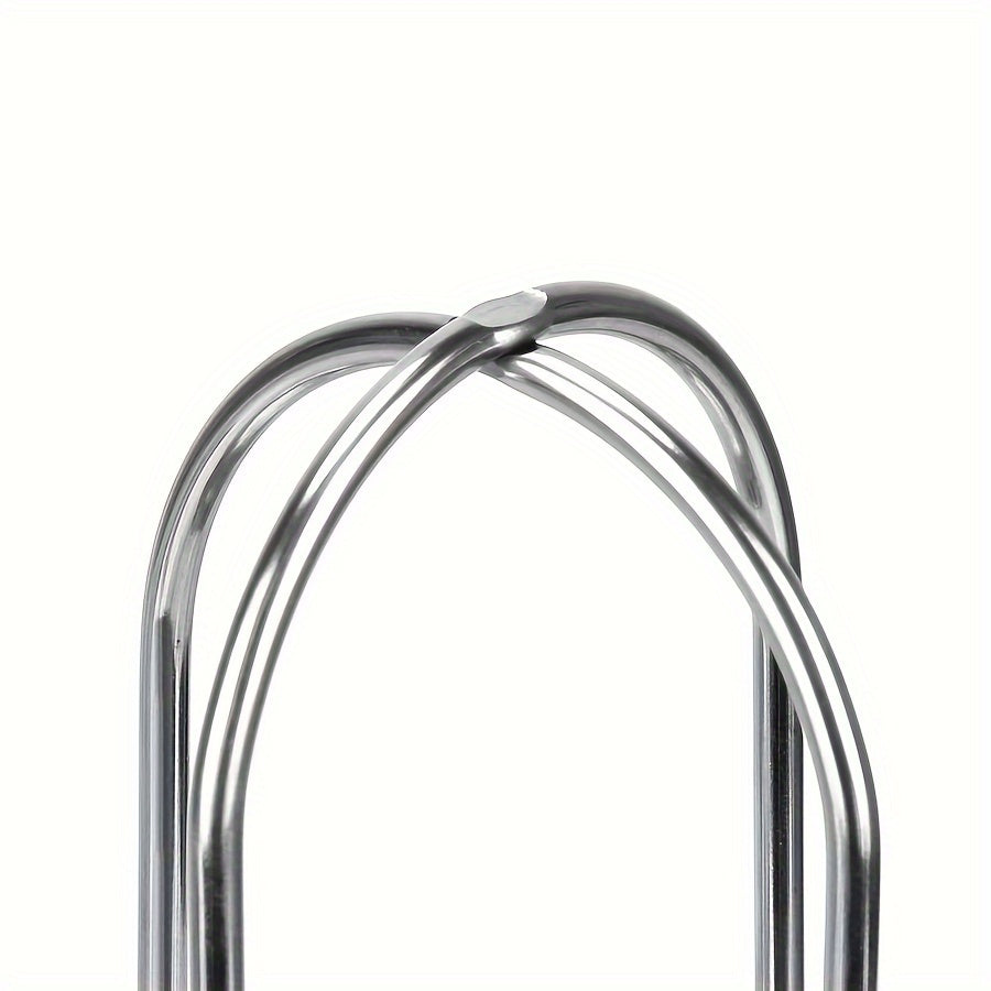 Stainless Steel Roasting Stand with Drip Pan for BBQ and Oven, Foldable and Non-Stick