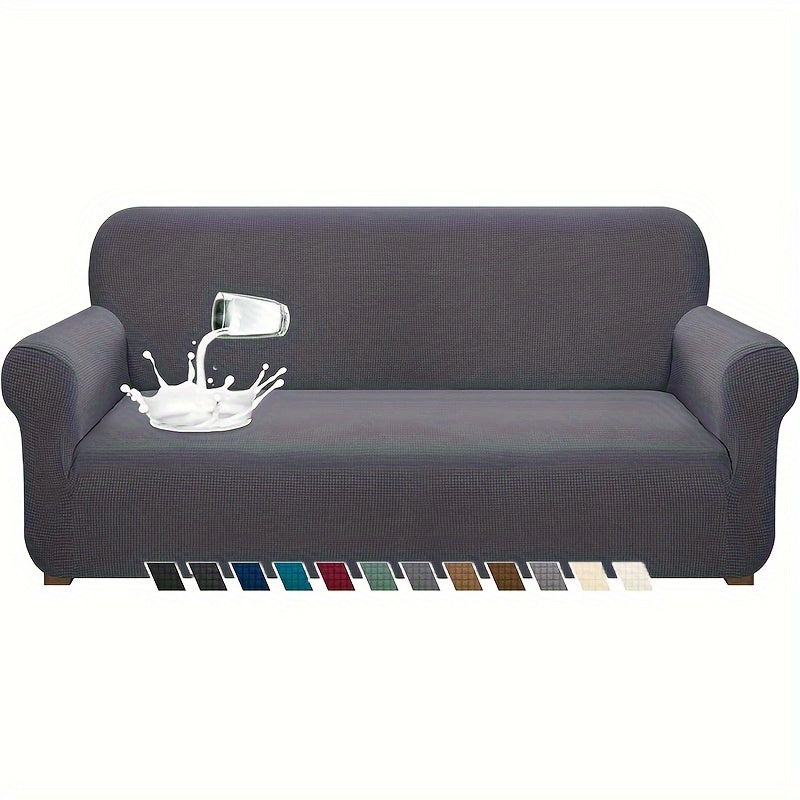 Waterproof Sofa Cover Pet-Friendly Machine Washable Fits Armchair to Sectional Polyester Spandex