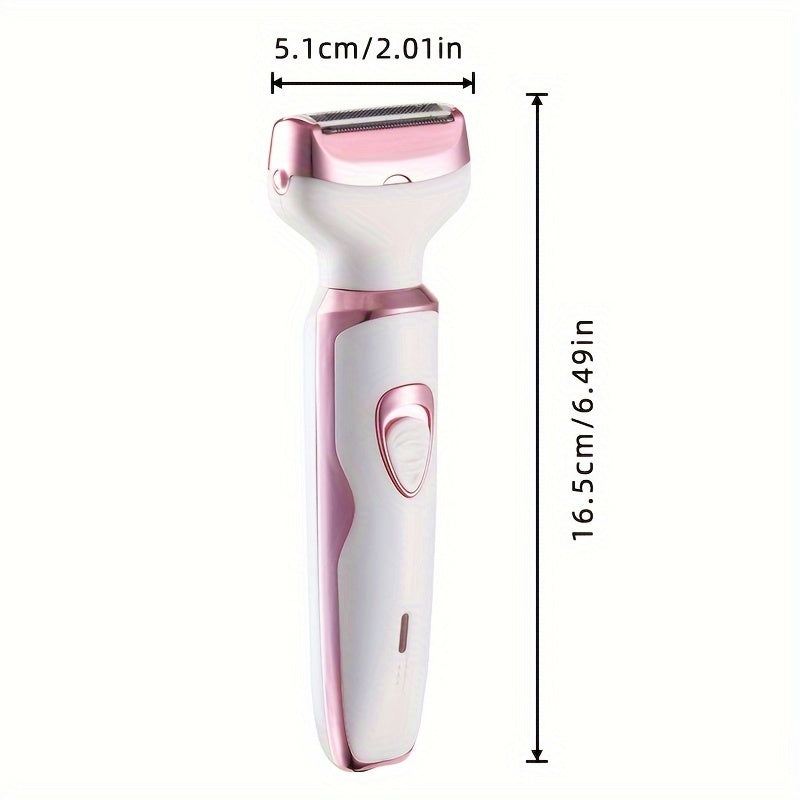 Women's Electric Razor Kit 4-in-1 Face Nose Legs Bikini Wet Dry Rechargeable