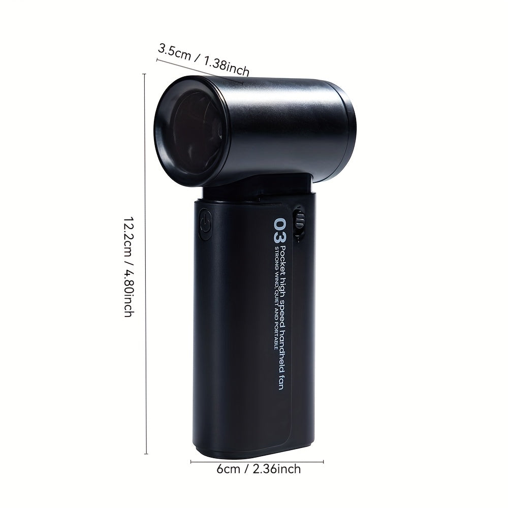 Мини карманный вентилятор 20000 об/мин бесщеточный мотор ручной пылесос снег инфлятор легкий