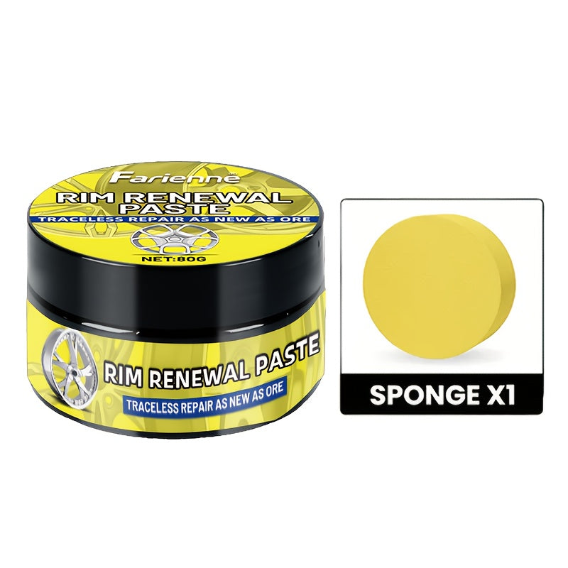 Universal Alloy Wheel Hub Repair Kit Scratch Remover Polish Cream