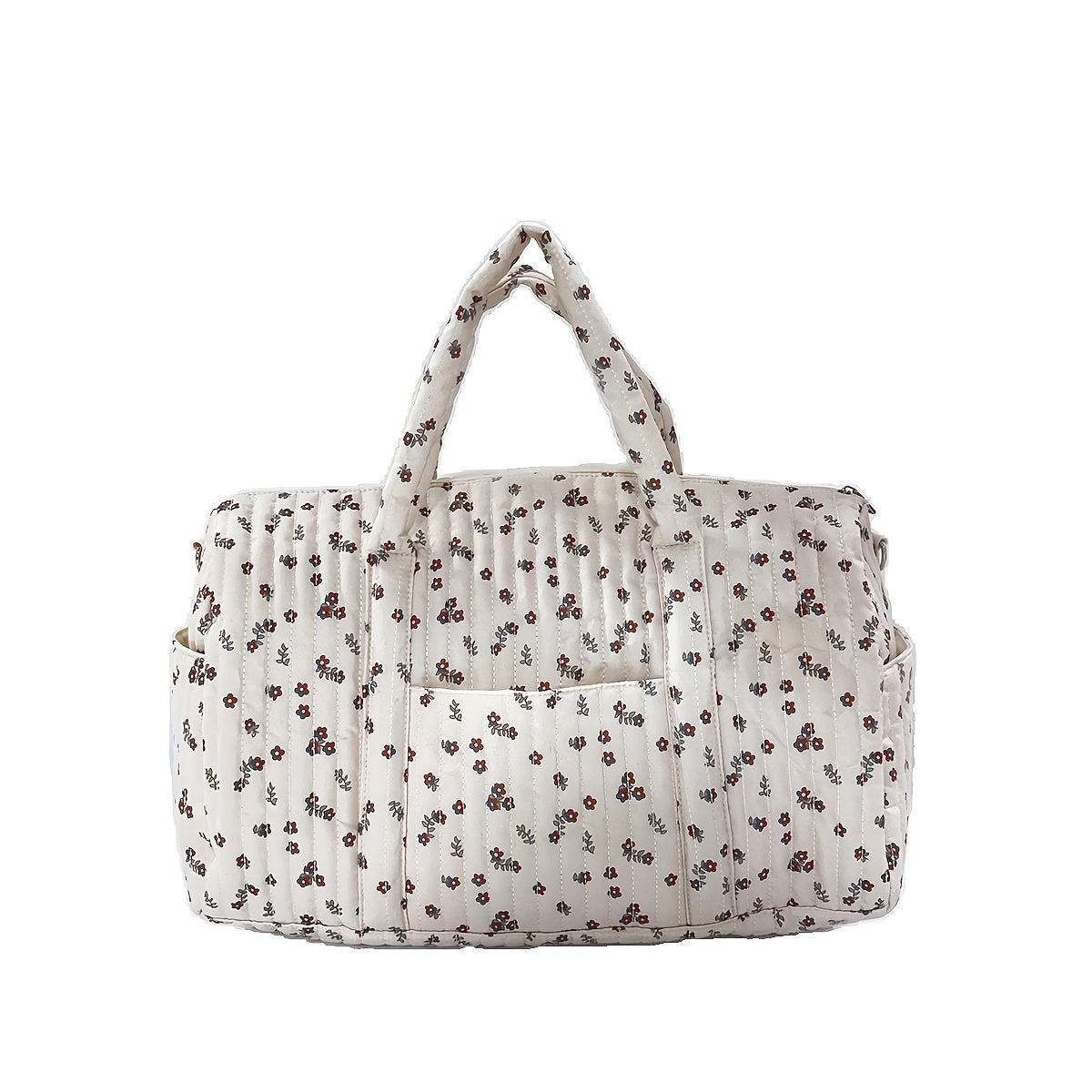 Extra-Large Travel Bag for Moms with Shoulder Strap Polyester Diaper and Kids Supplies Organizer