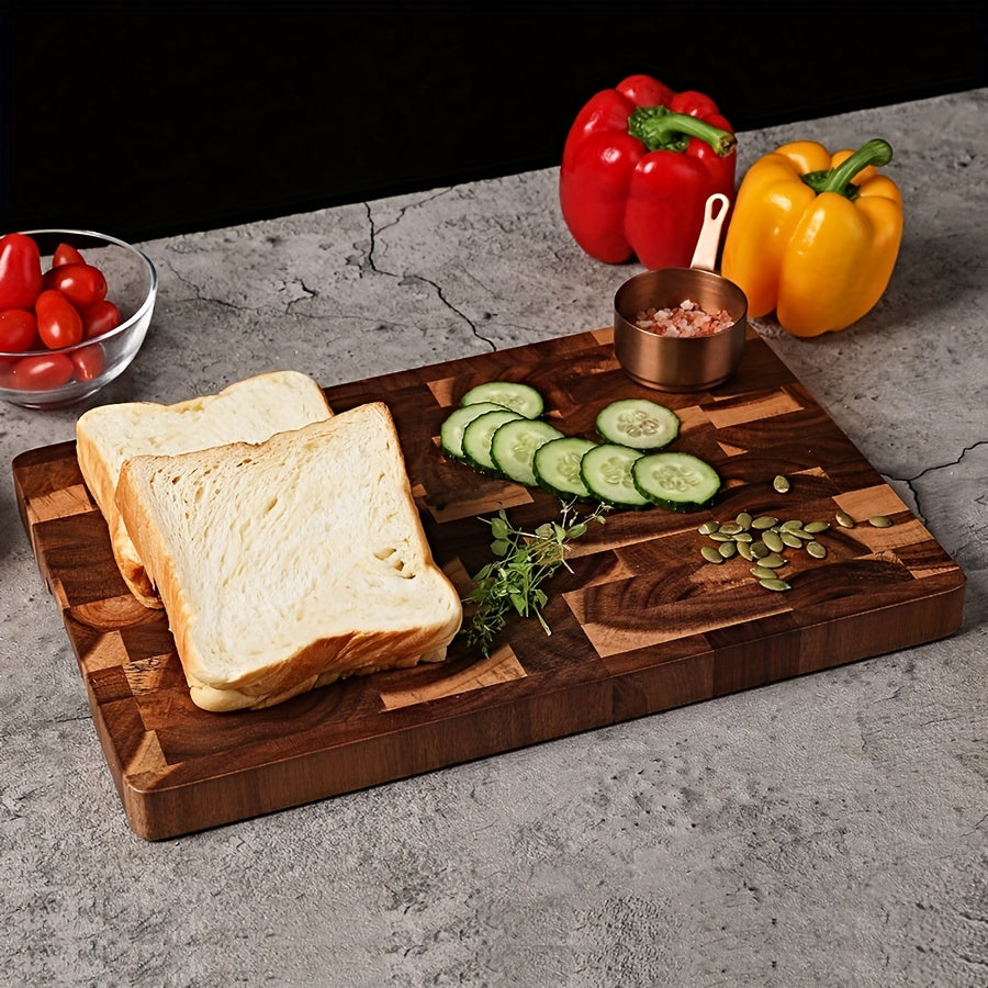 Acacia Wooden Cutting Board 1 Piece for Chopping Slicing Serving Kitchen