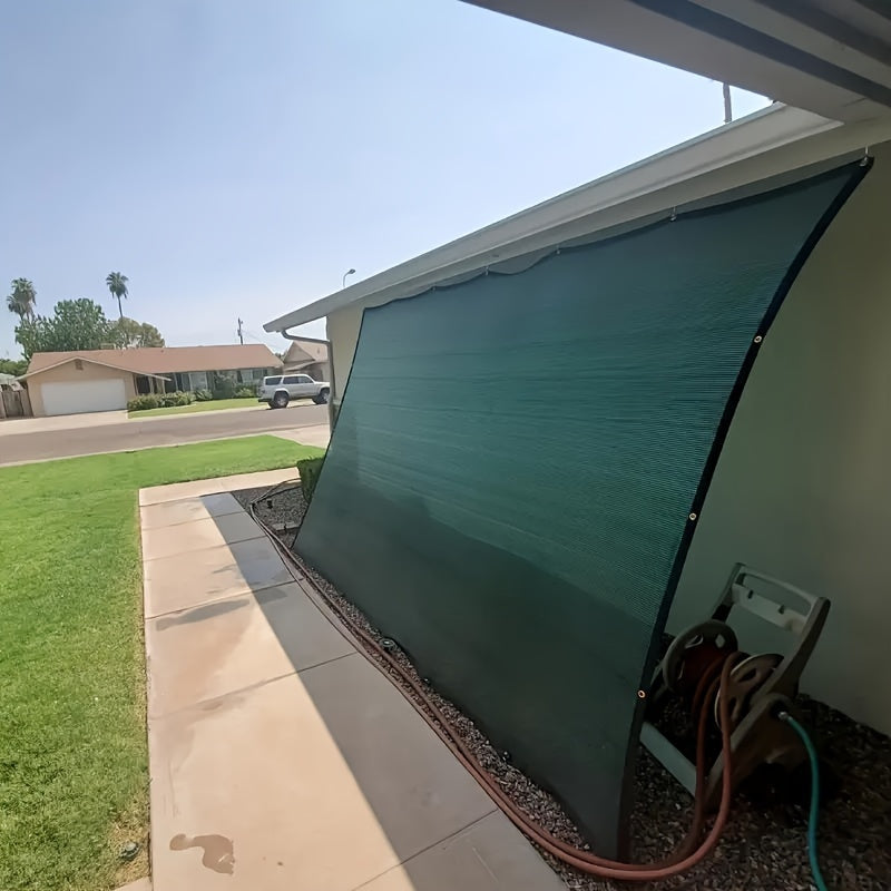 Dark Green Polyethylene Sunshade Net for Outdoor Garden UV Protection Breathability