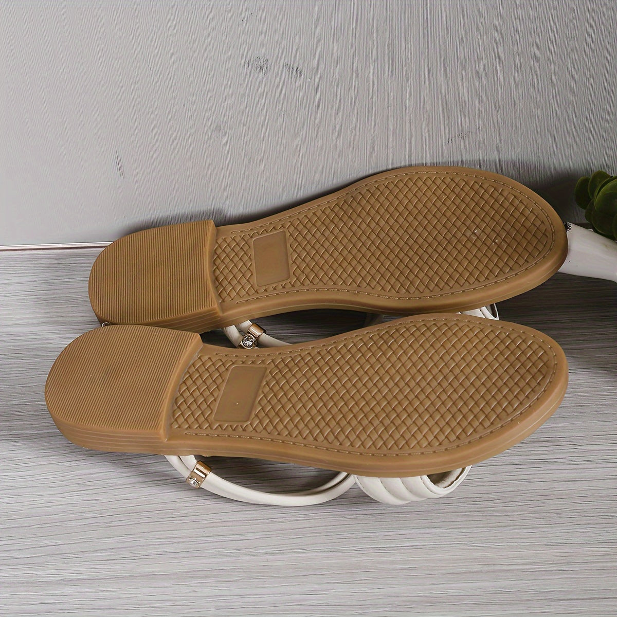 Women's Bohemian Slide Sandals Open Toe Flat Heel Summer Beach Shoes